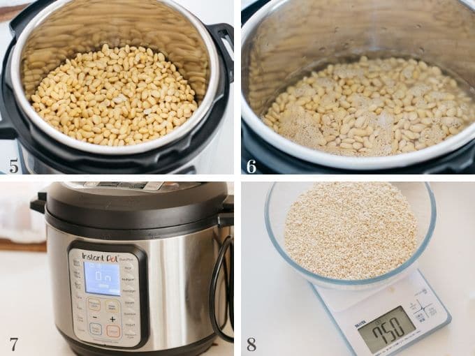 cooking soybeans with insta pot 