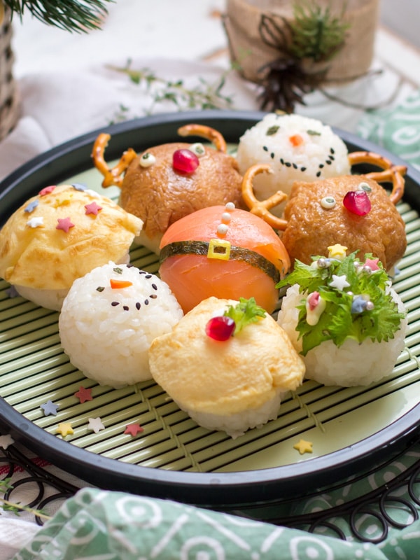 Christmas Sushi Balls