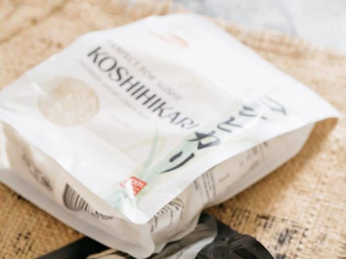Koshihikari rice package