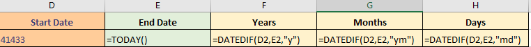 DATEDIF function