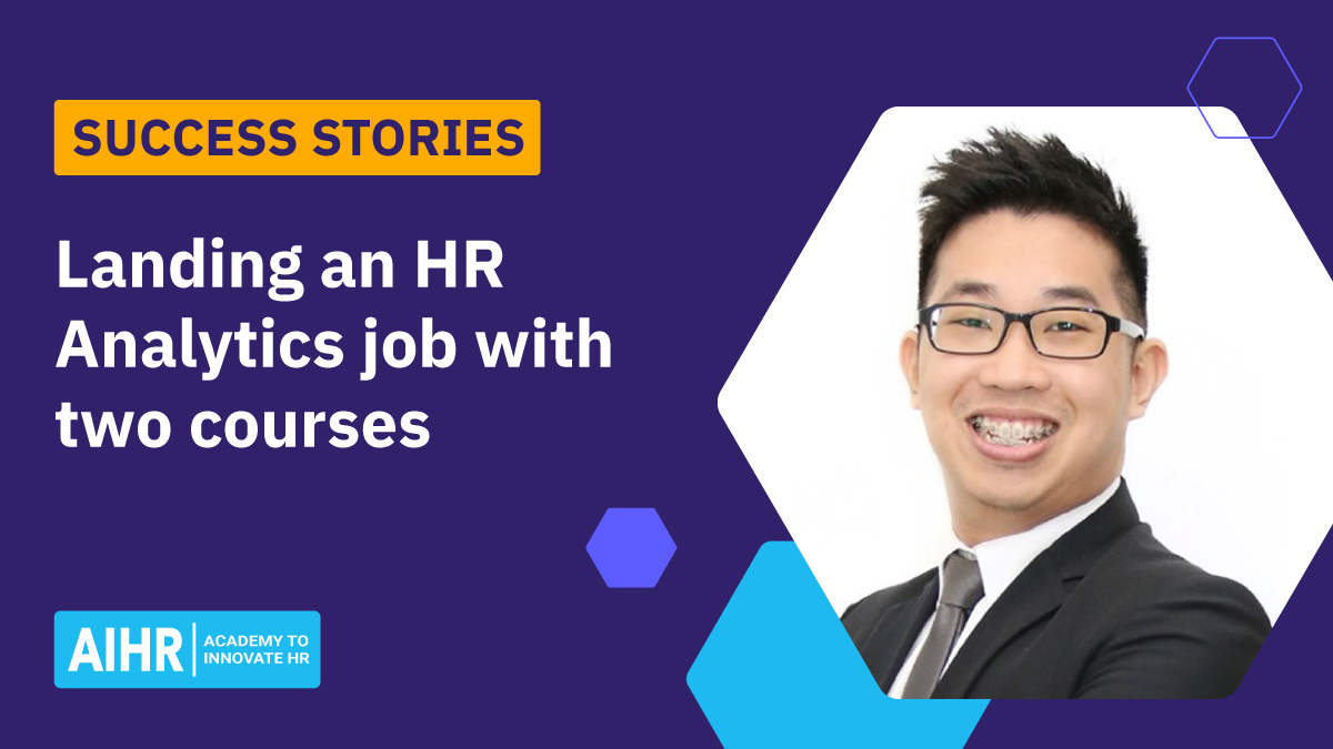 Success story: Landing an HR Analytics job with two courses.